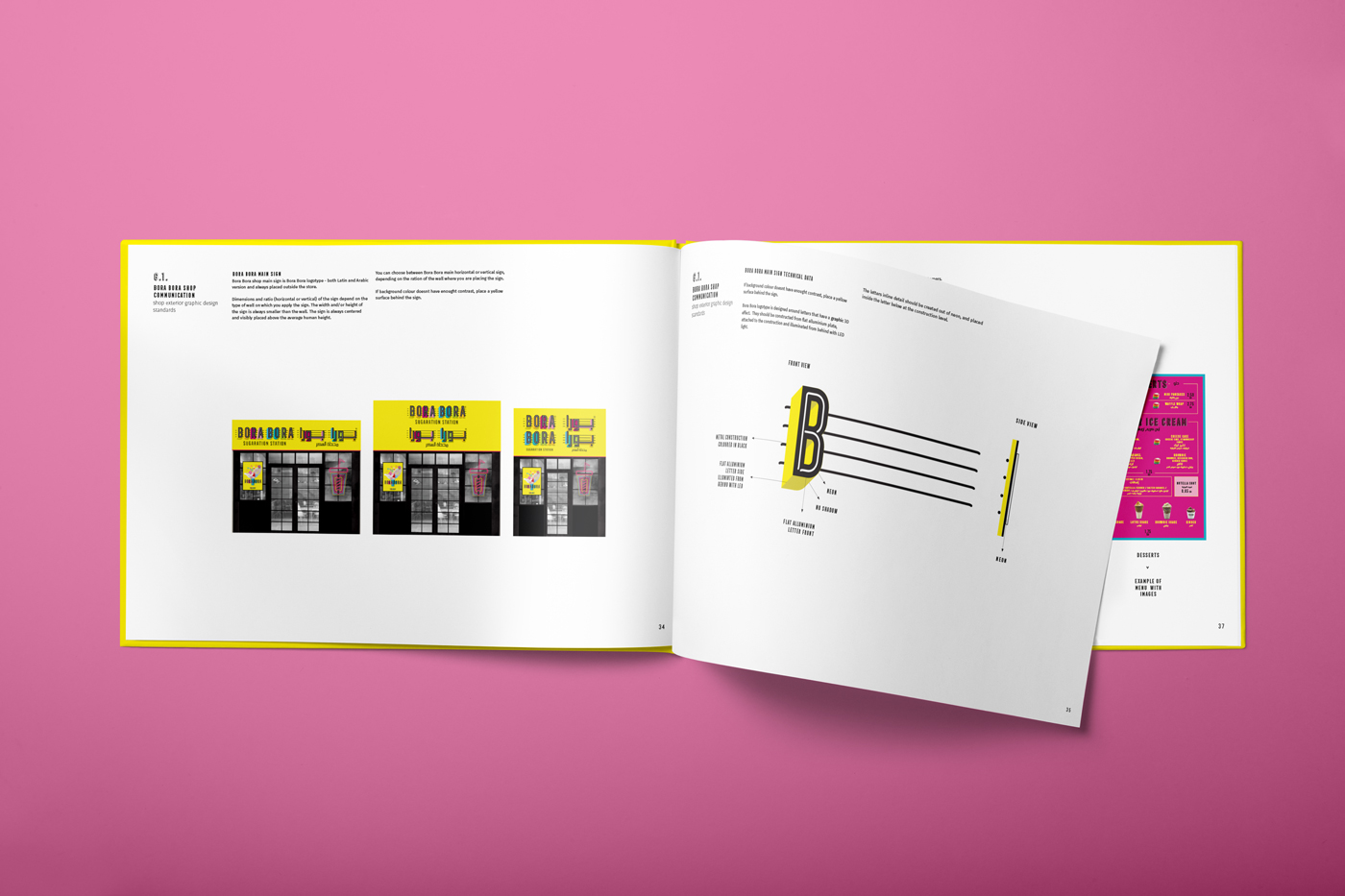 Zambelli Brand Design - Bora Bora Sugaration Station - Book of Graphic Standards